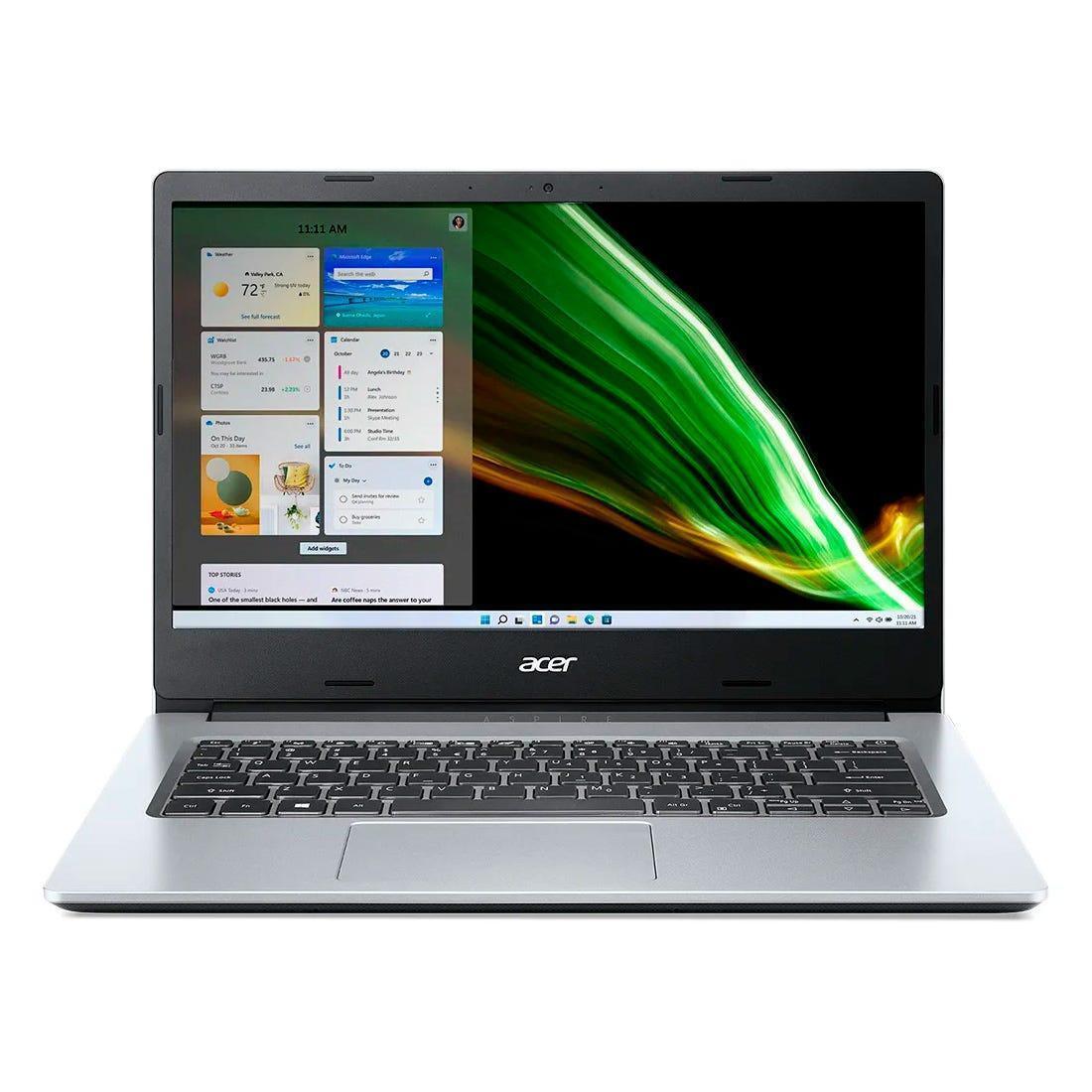 Notebook Acer Aspire 3 A314-35-C7E8 Celeron 4GB RAM 128 SSD 14” W11H - NX.AWBAL.008.1 - Mega Market