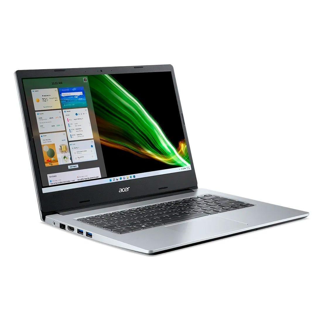 Notebook Acer Aspire 3 A314-35-C7E8 Celeron 4GB RAM 128 SSD 14” W11H - NX.AWBAL.008.1 - Mega Market