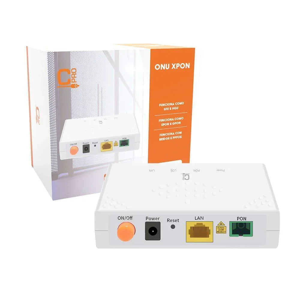 ONU CONNECT PRO XPON X-1000 Branco 019-0018 - Mega Market