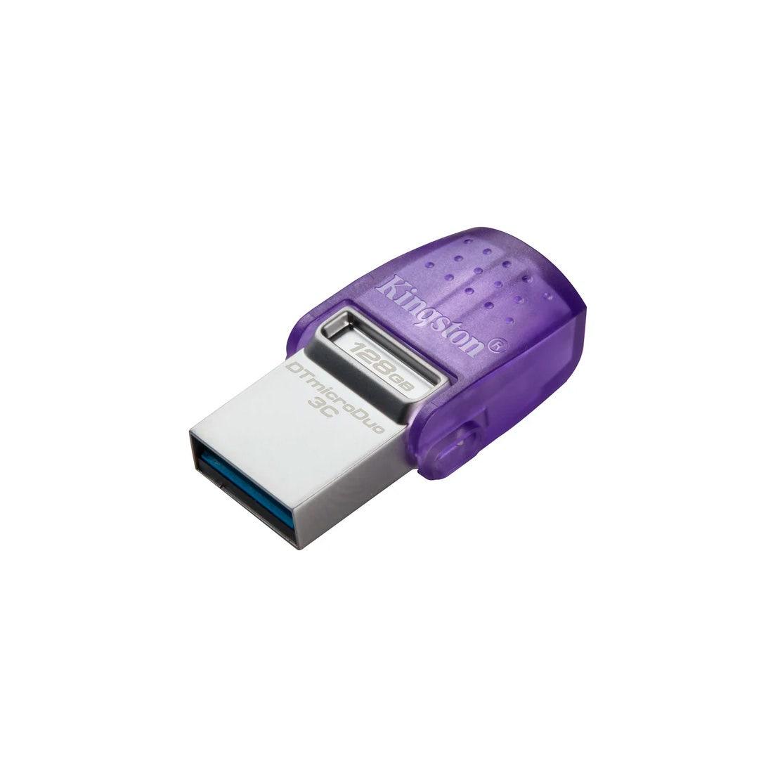 Pen Drive Kingston 128GB MicroDuo USB C e A - DTDUO3CG3/128GBi - Mega Market