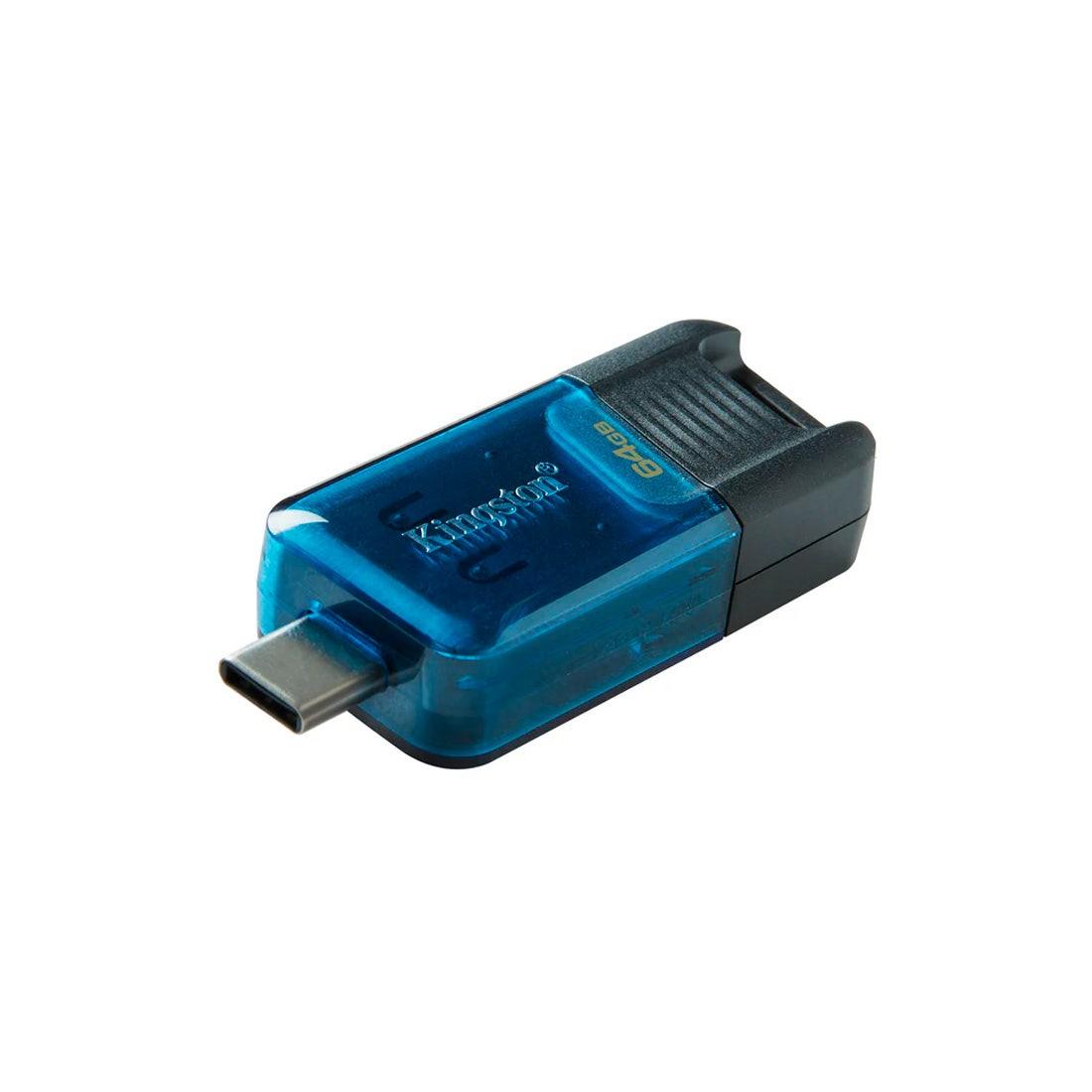 Pen Drive Kingston 64GB USB 3.2 Geração1 USB-C DT80M/64GBi - Mega Market