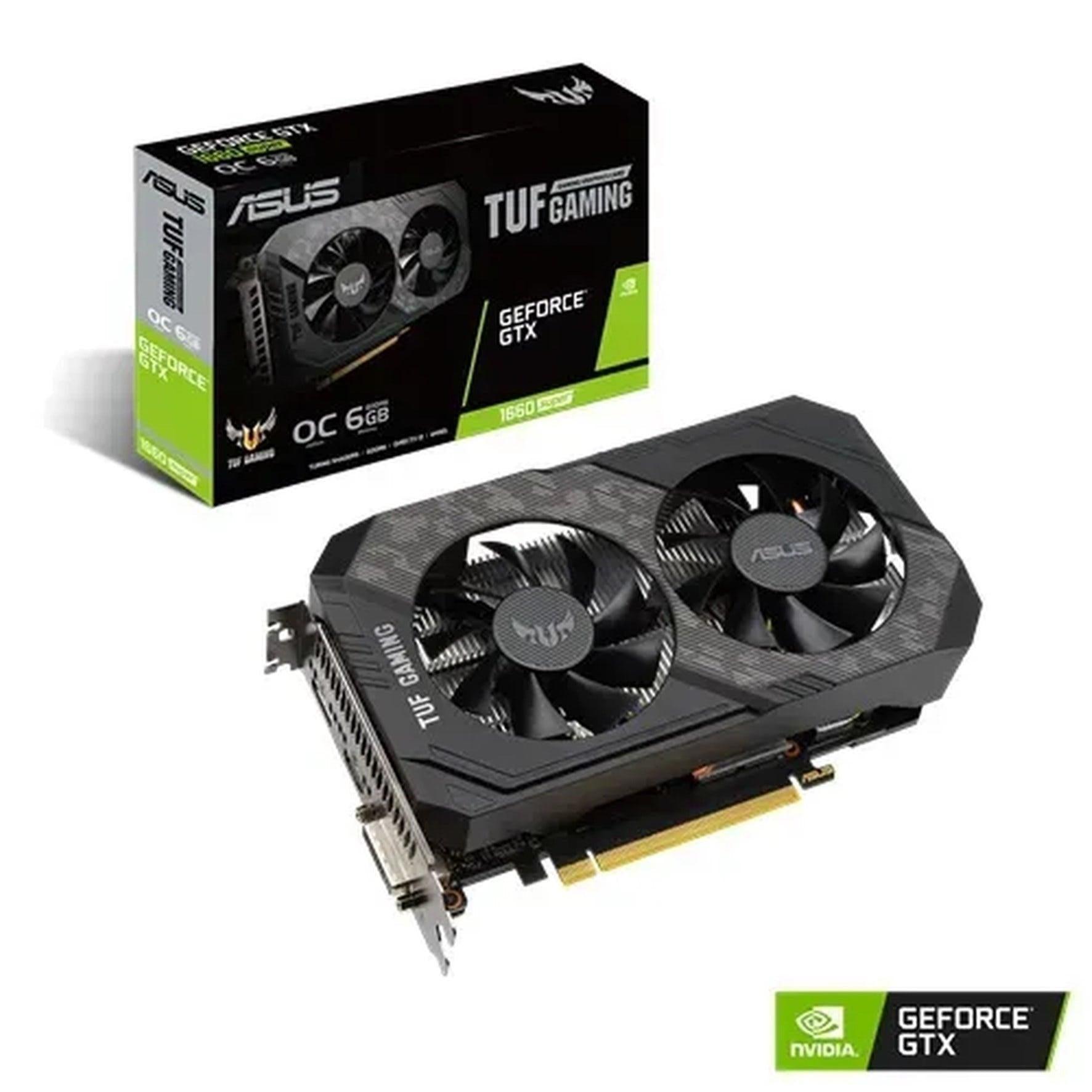 Placa de Vídeo Asus TUF-GTX1660SO6GGAME 6GB 90YV0DT2M0NA00I - Mega Market