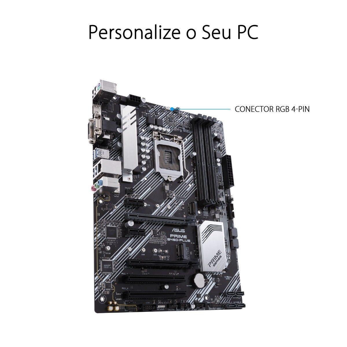 Placa Mãe Asus DDR4 AMD AM4 mATX PRIME A520-E - Mega Market