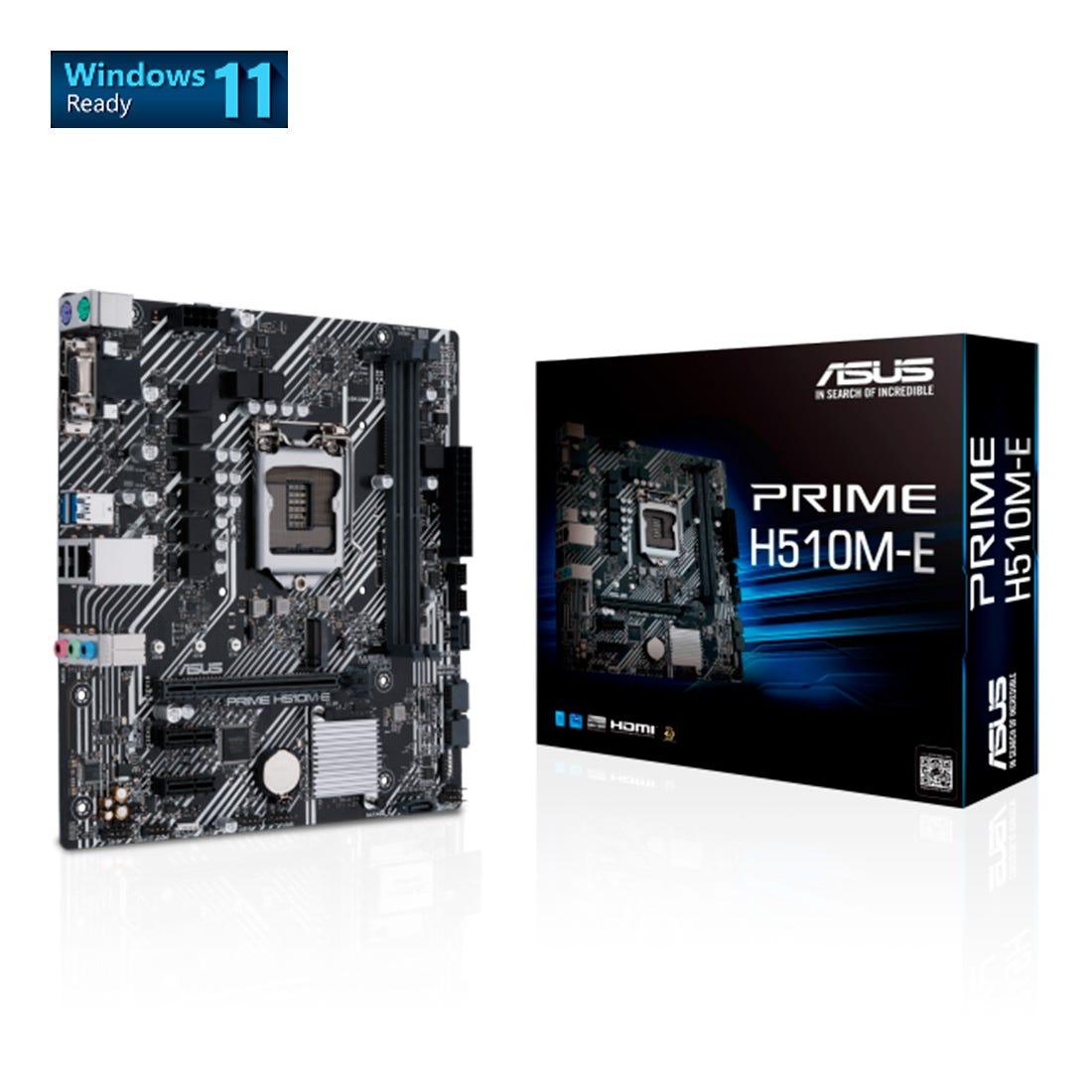 Placa Mãe Asus PRIME H510M-E Intel 10Ger 90MB17E0-C1BAY0 - Mega Market