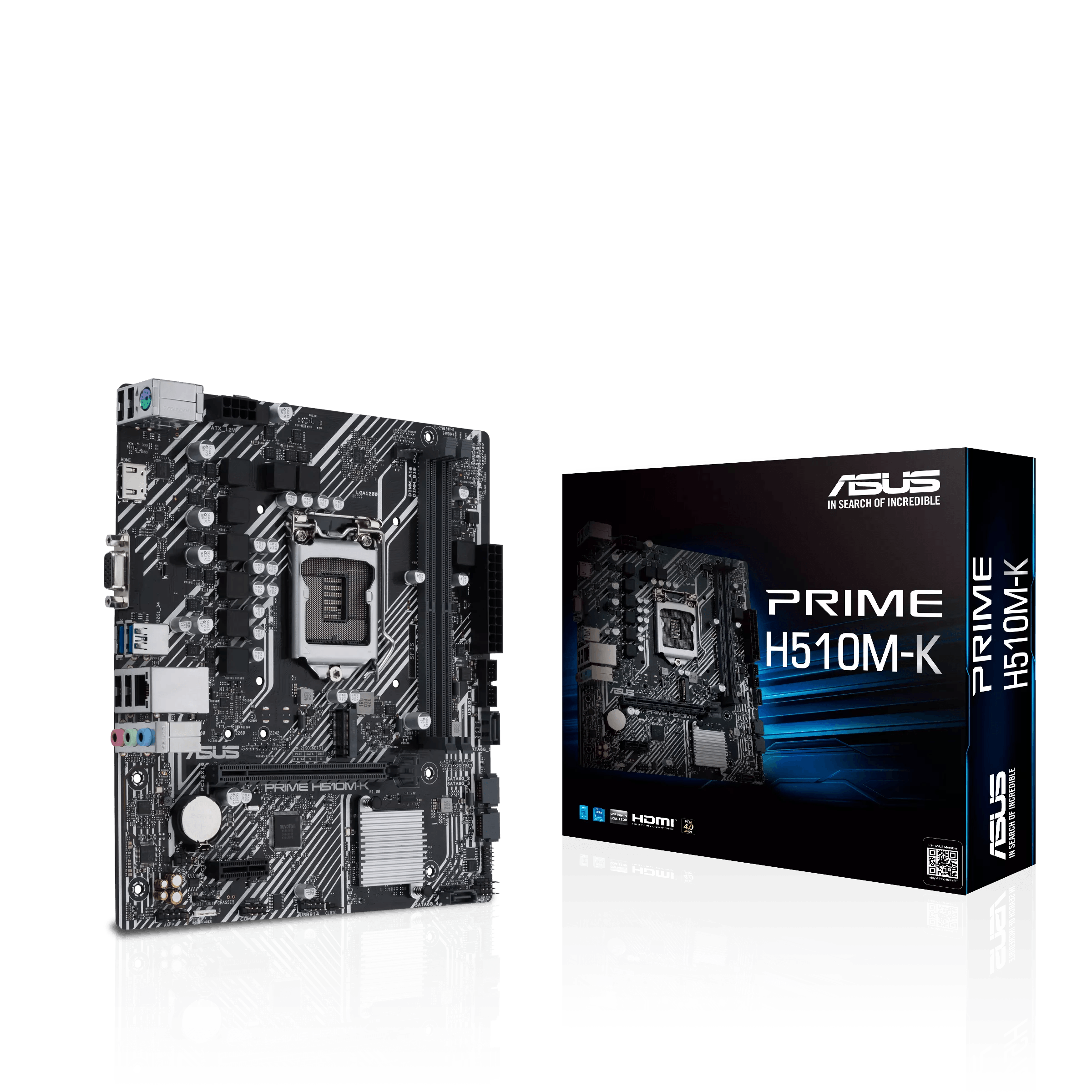 Placa Mãe Asus Prime H510M-K R2.0 LGA 1200 90MB1E80-C1BAY0 - Mega Market