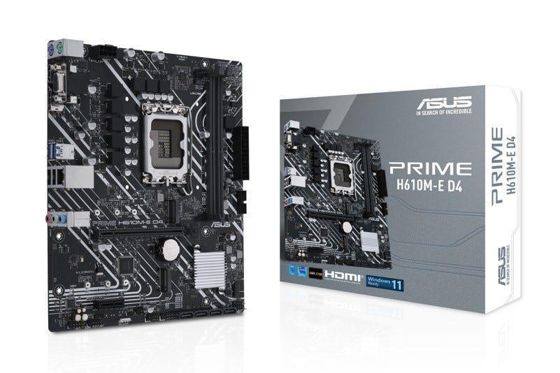 Placa Mãe Asus PRIME H610-E D4 Intel 12Ger PRIME H610-E D4 - Mega Market