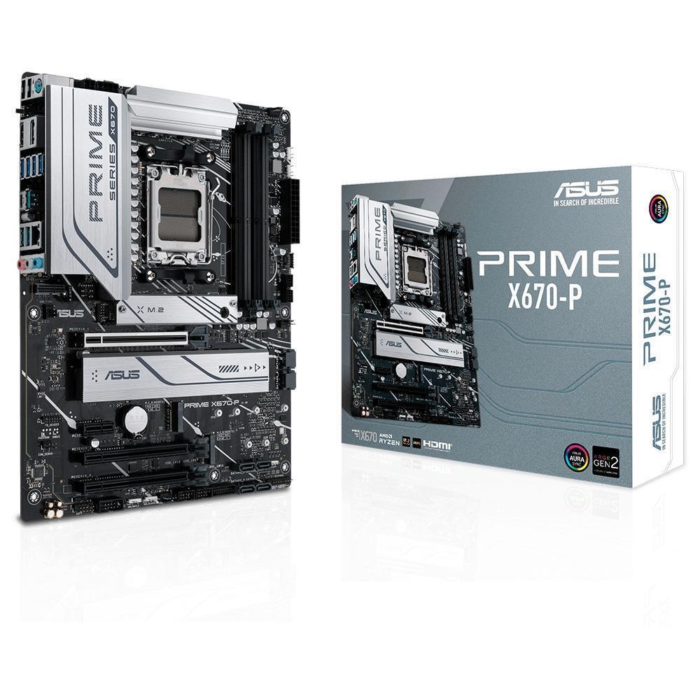 Placa Mãe Asus PRIME X670-P AM5 - 90MB1BU0-M0EAY0I - Mega Market
