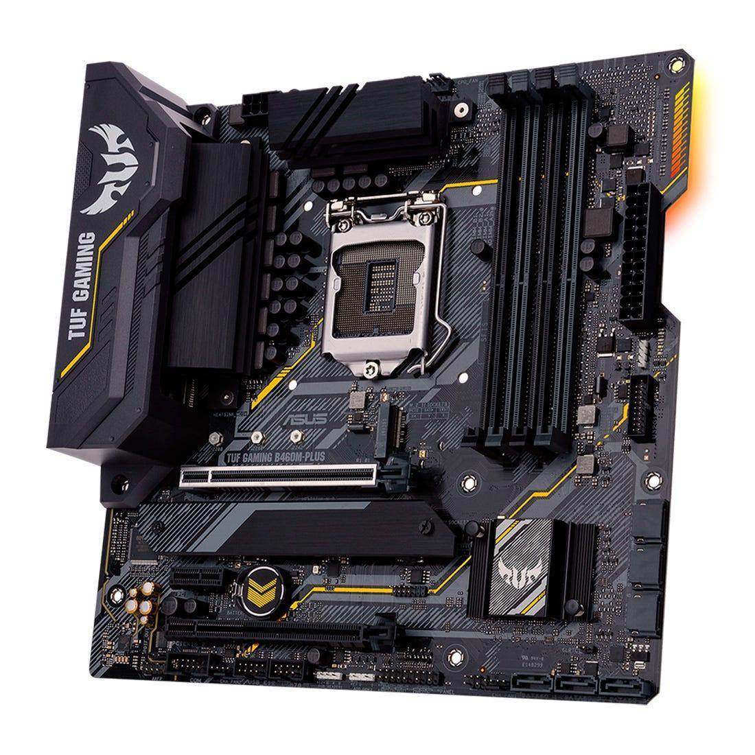 Placa Mãe Asus TUF GAMING B460MPLUS 1200 10G 90MB1450-C1BAY0 - Mega Market