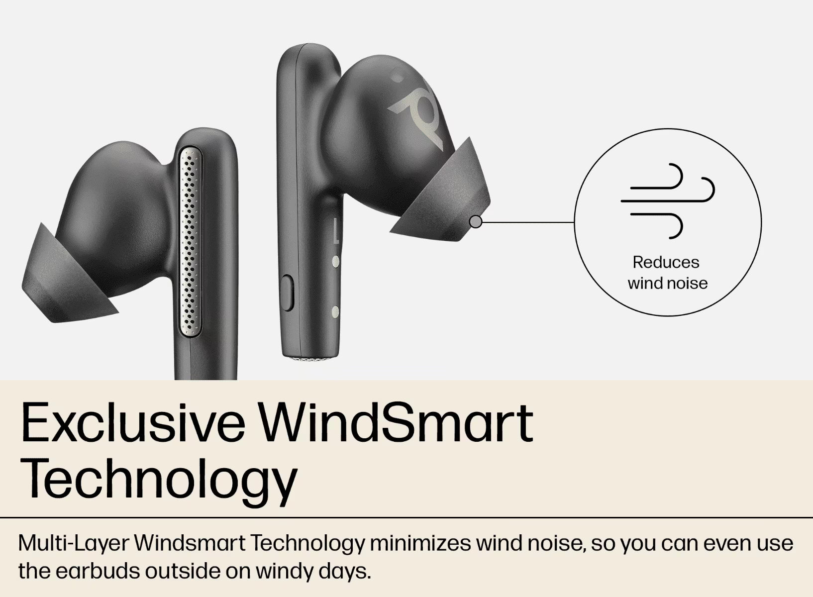 Fone de Ouvido HP Poly Free60 Preto Estojo USB-C - 7Y8H0AA