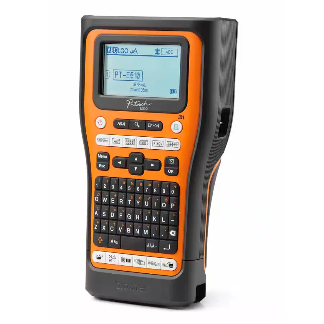 Rotulador Eletrônico Brother Port P-Touch Laranja P PTE510VP