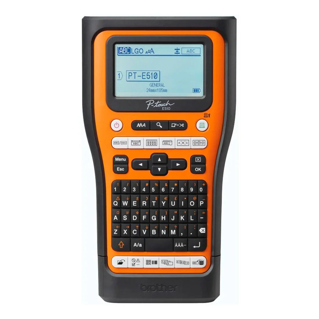 Rotulador Eletrônico Brother Port P-Touch Laranja P PTE510VP