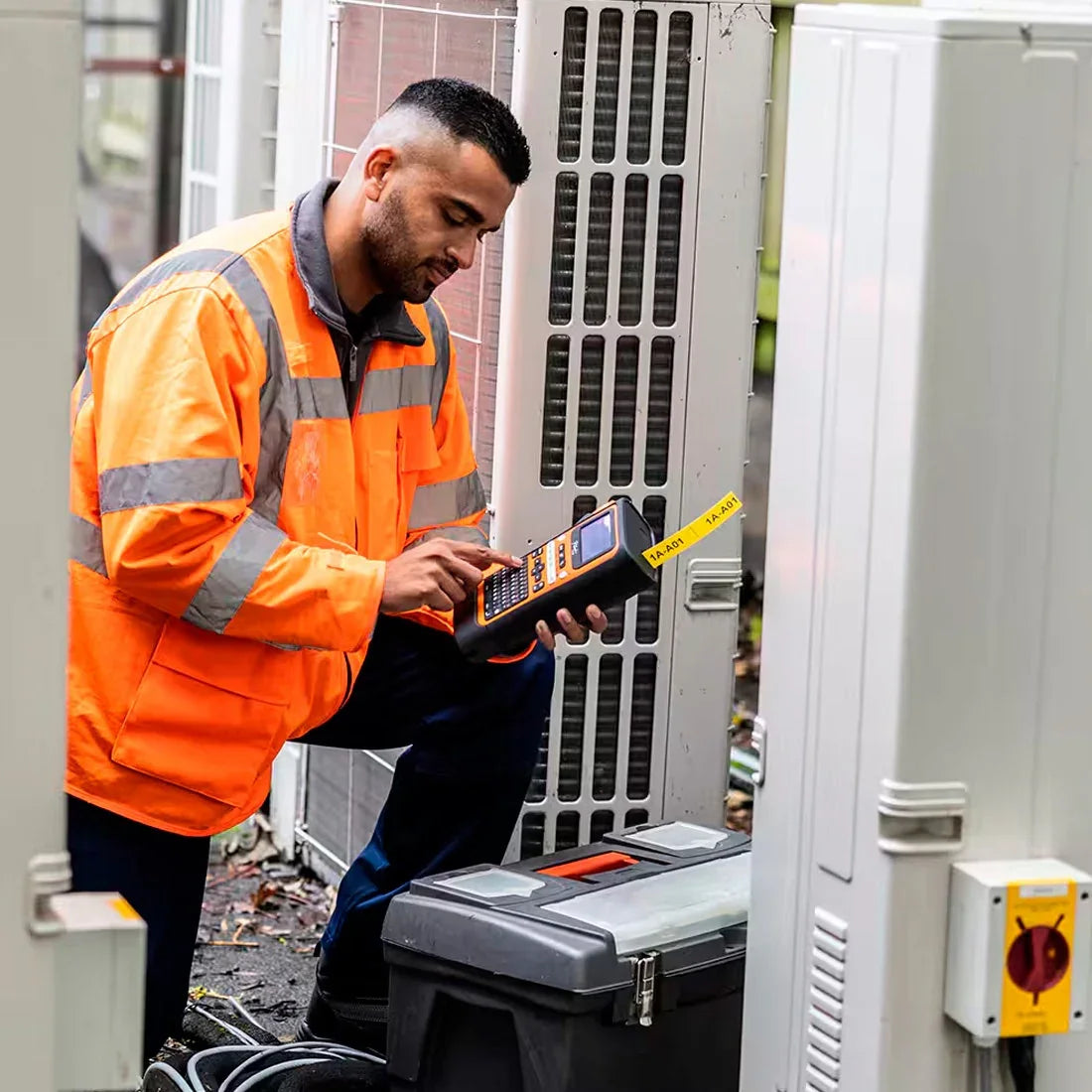 Rotulador Eletrônico Brother Port P-Touch Laranja P PTE510VP