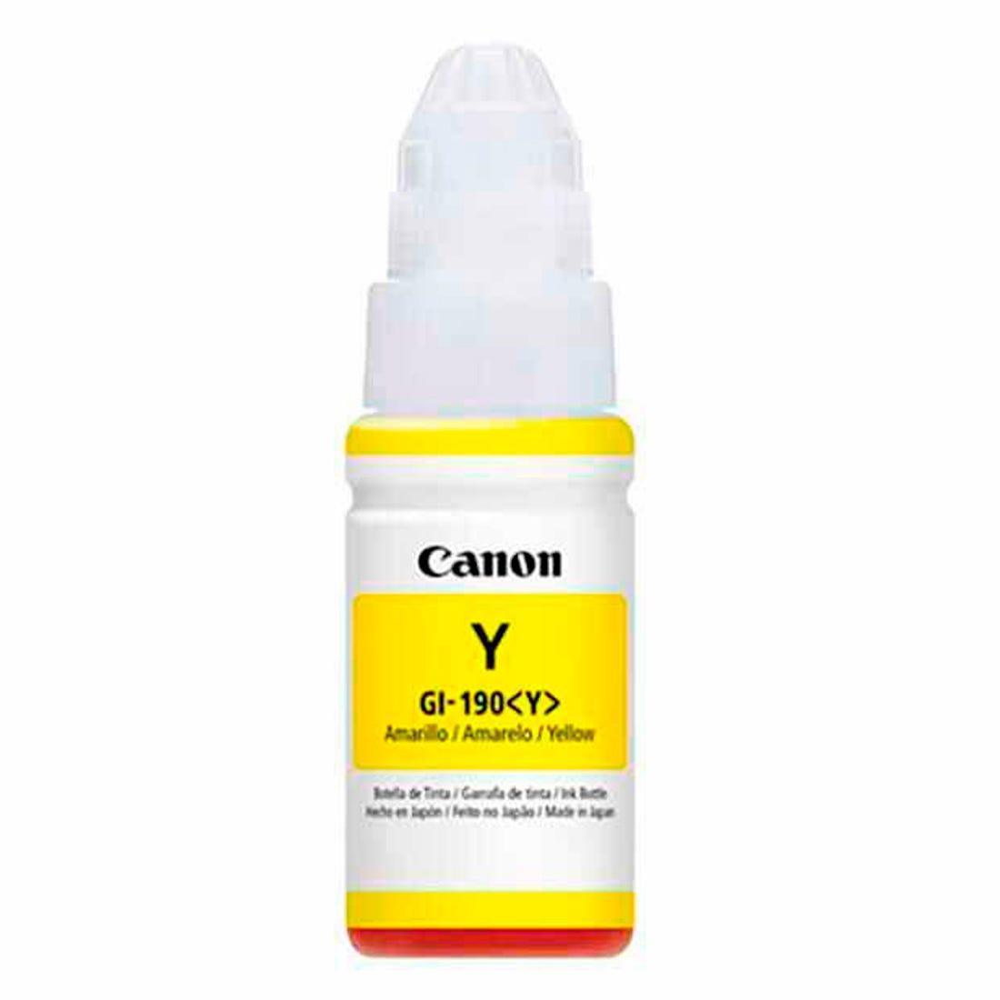 Refil de Tinta Canon Amarelo GI-190 - 7K - 0670C001AC - Mega Market