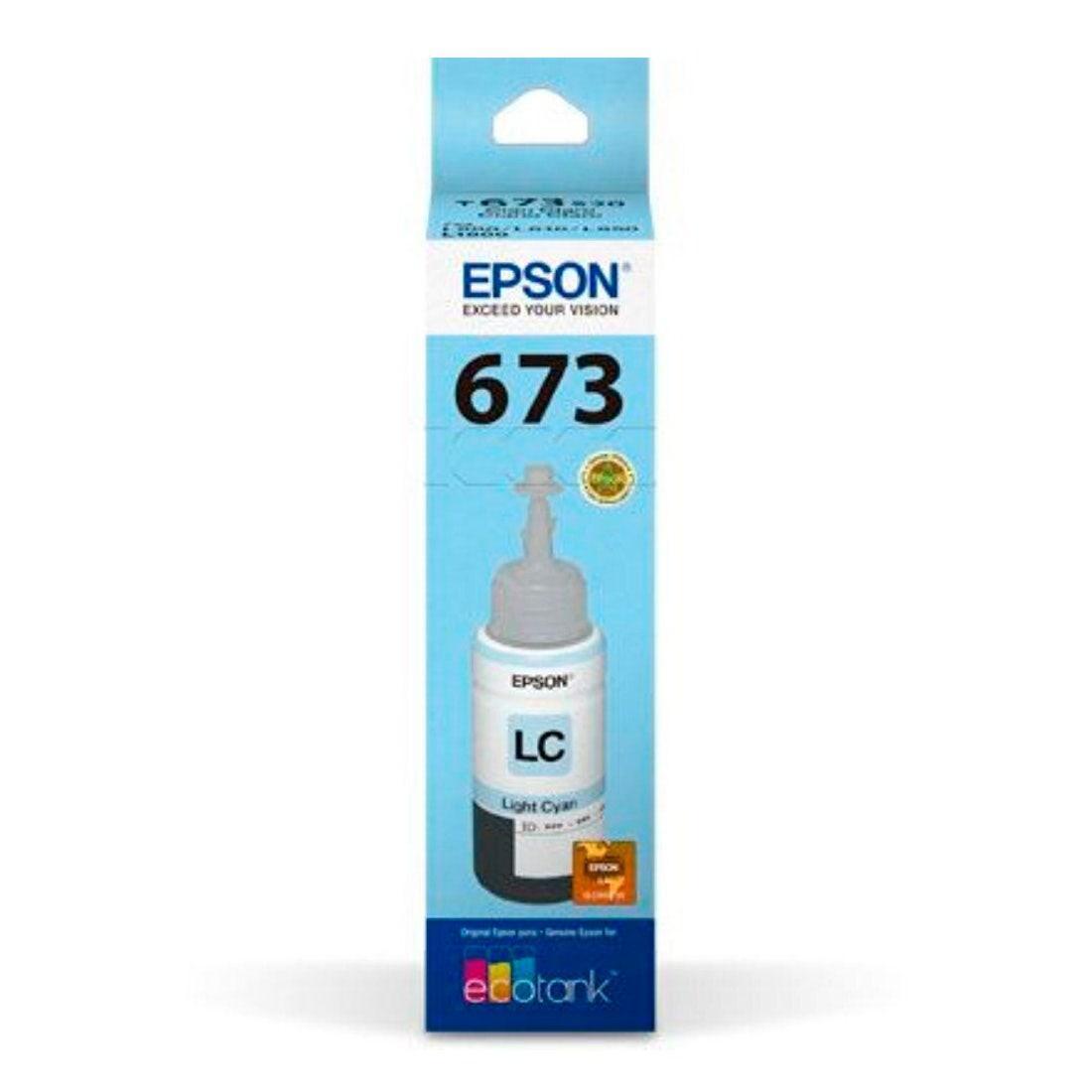 Refil de Tinta Epson Ciano Light 70ml T673520-AL - Mega Market