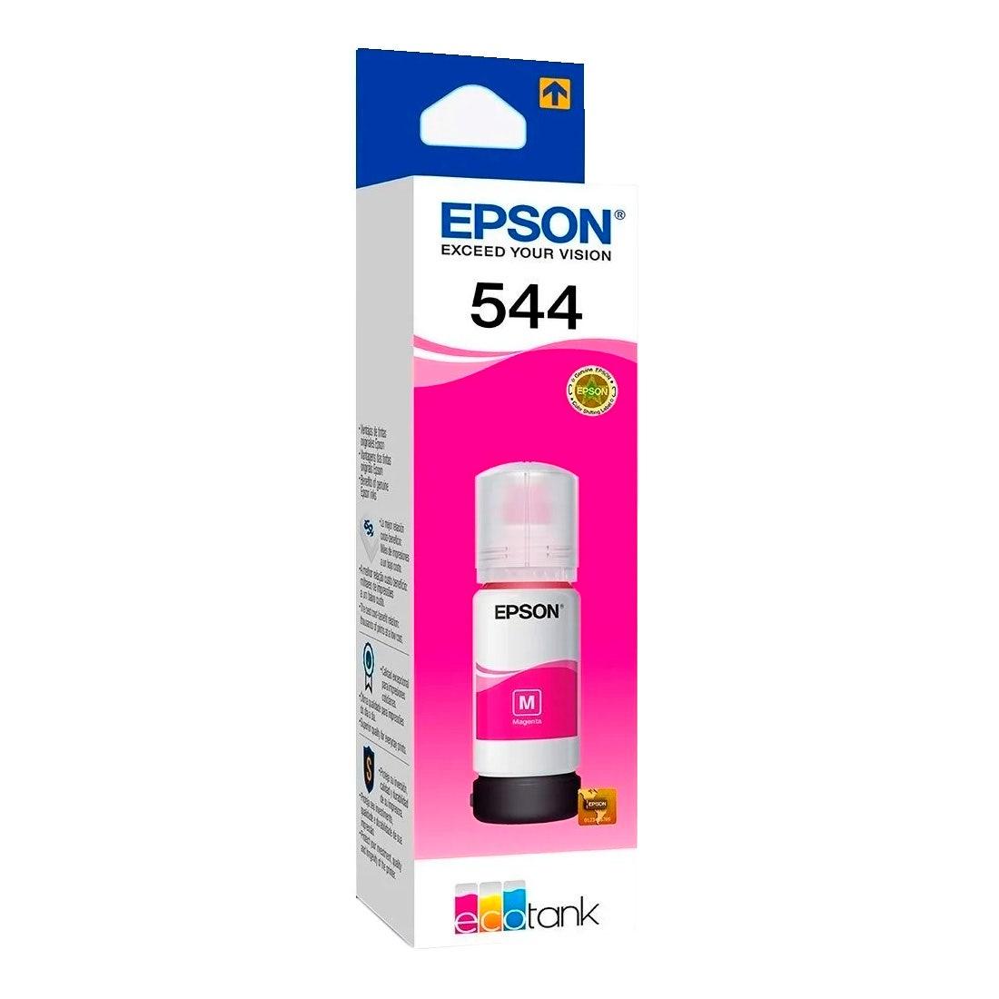 Refil de Tinta Epson T544 Magenta T544322-BR - T544322-BR - Mega Market