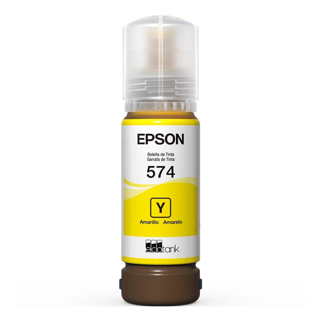 Refil de Tinta Epson T574 Amarela 70ml - T574420-AL - Mega Market