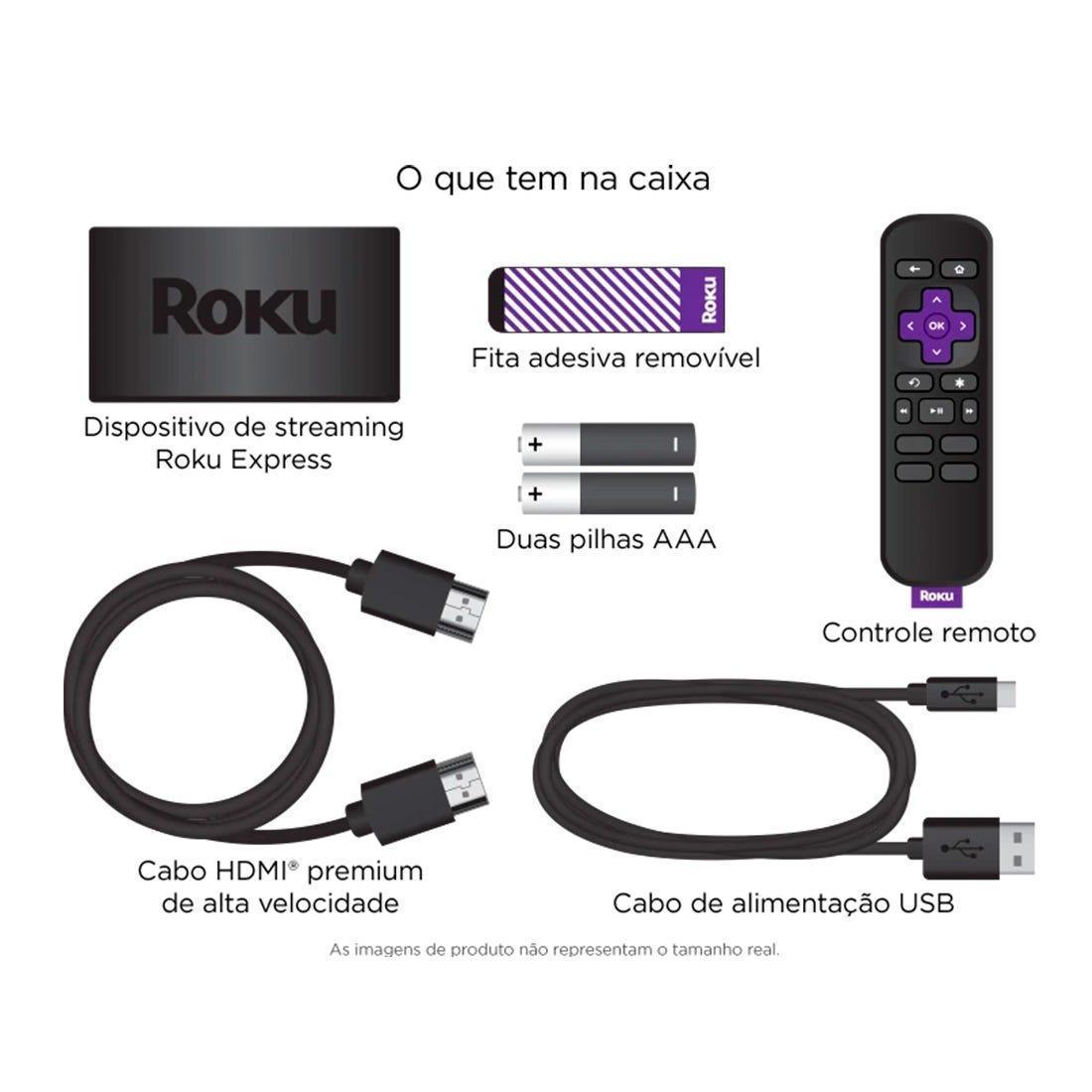 Roku Solutions 2 GO Express Stream Full HD ROKU00000101FGR - Mega Market