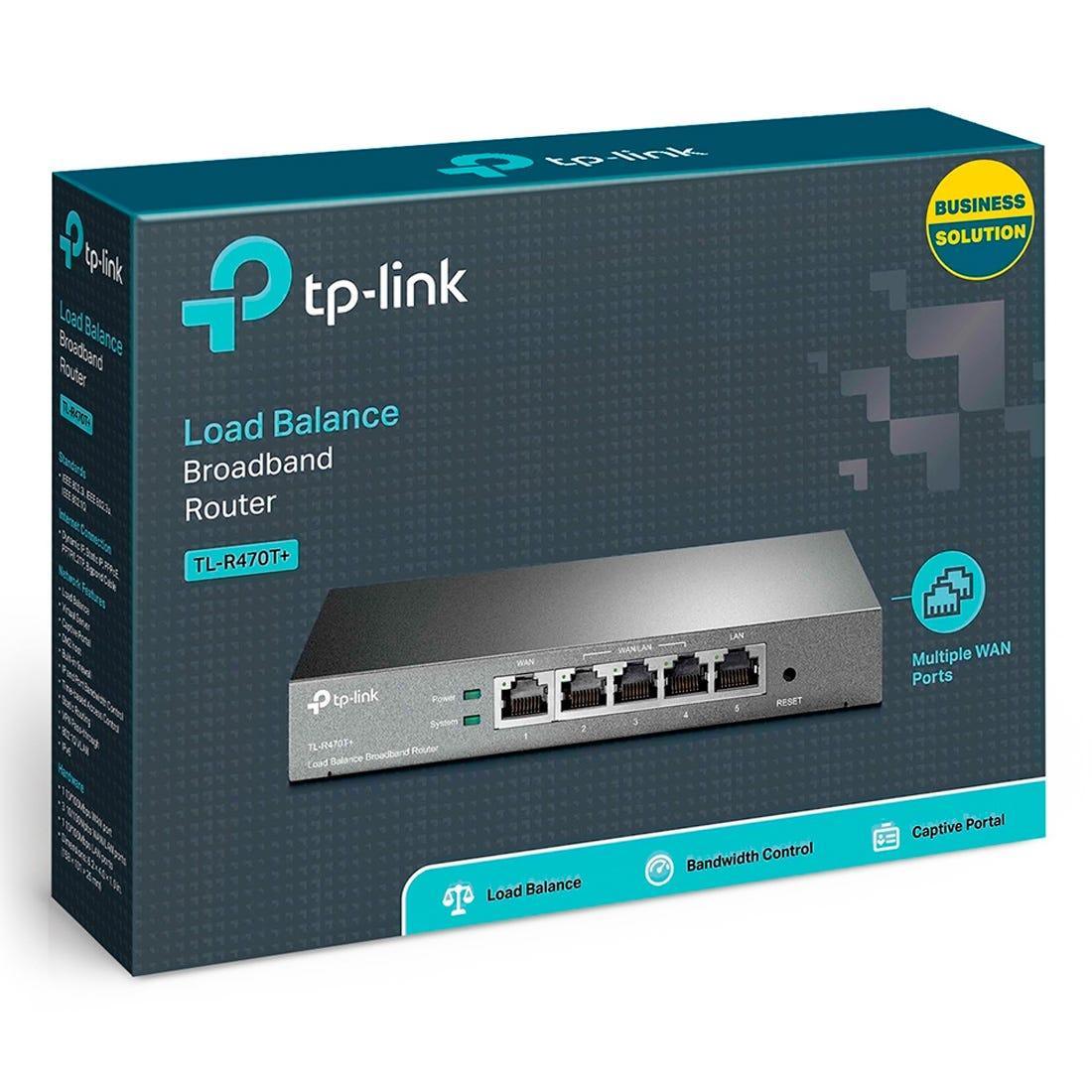 Roteador Load Balance Broadbalance - TL-R470T+ - Mega Market