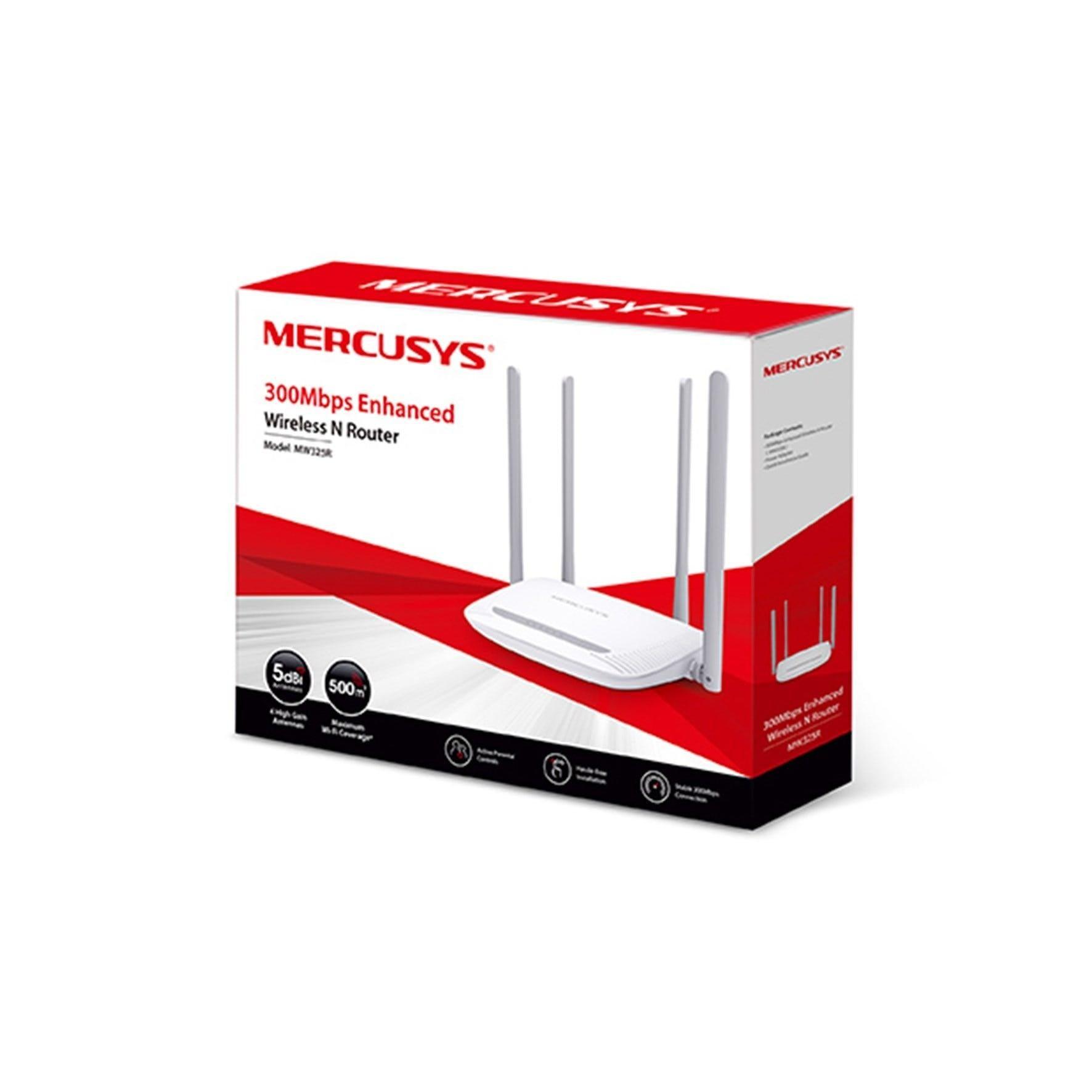Roteador MERCUSYS Wireless Otimizado 300Mbps 4ANT MW325R - M - Mega Market