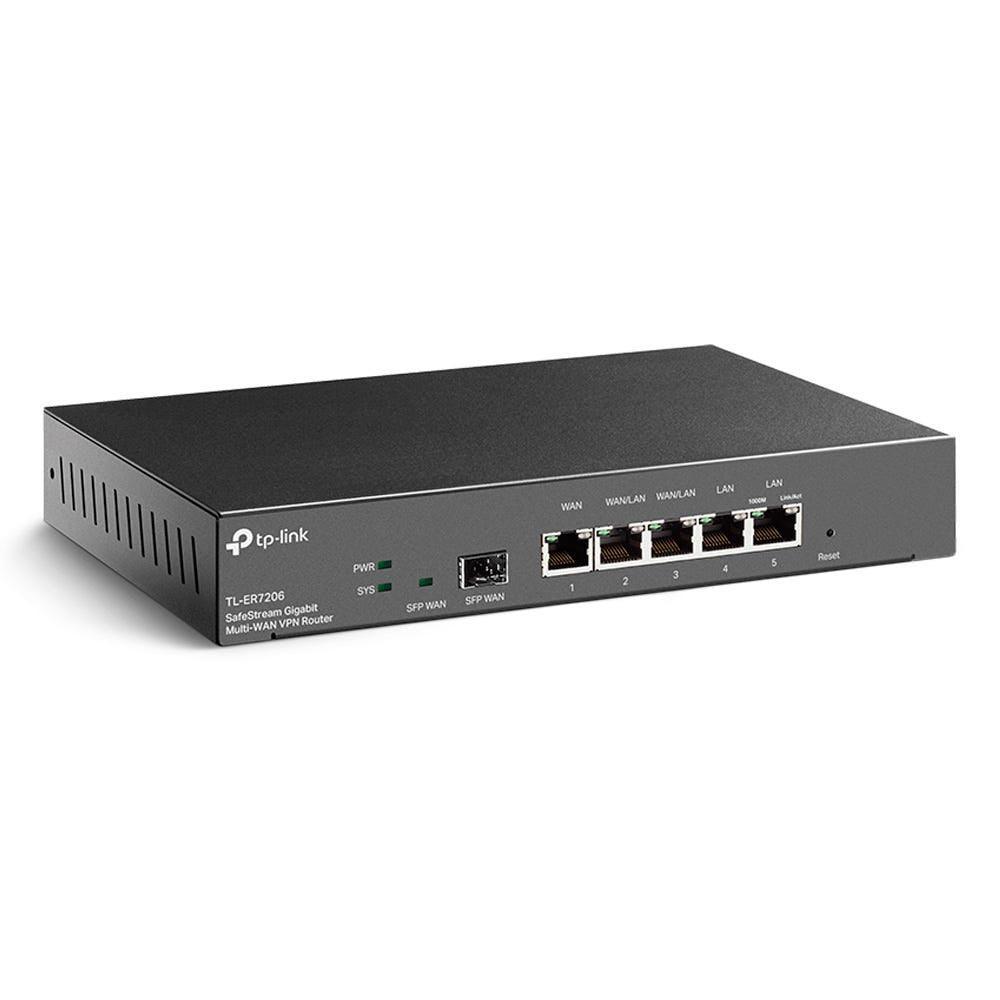 Roteador TP-LINK Load Balance VPN Gigabit TL-ER7206 - TL-ER7 - Mega Market