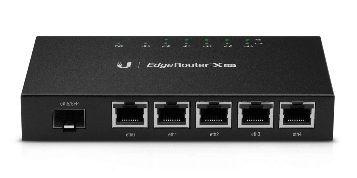 Edge Router 5p Poe Roteador Ubiquiti EdgeRouter 5P PoE + 1SFP - ER-X-SFP I – Mega Market