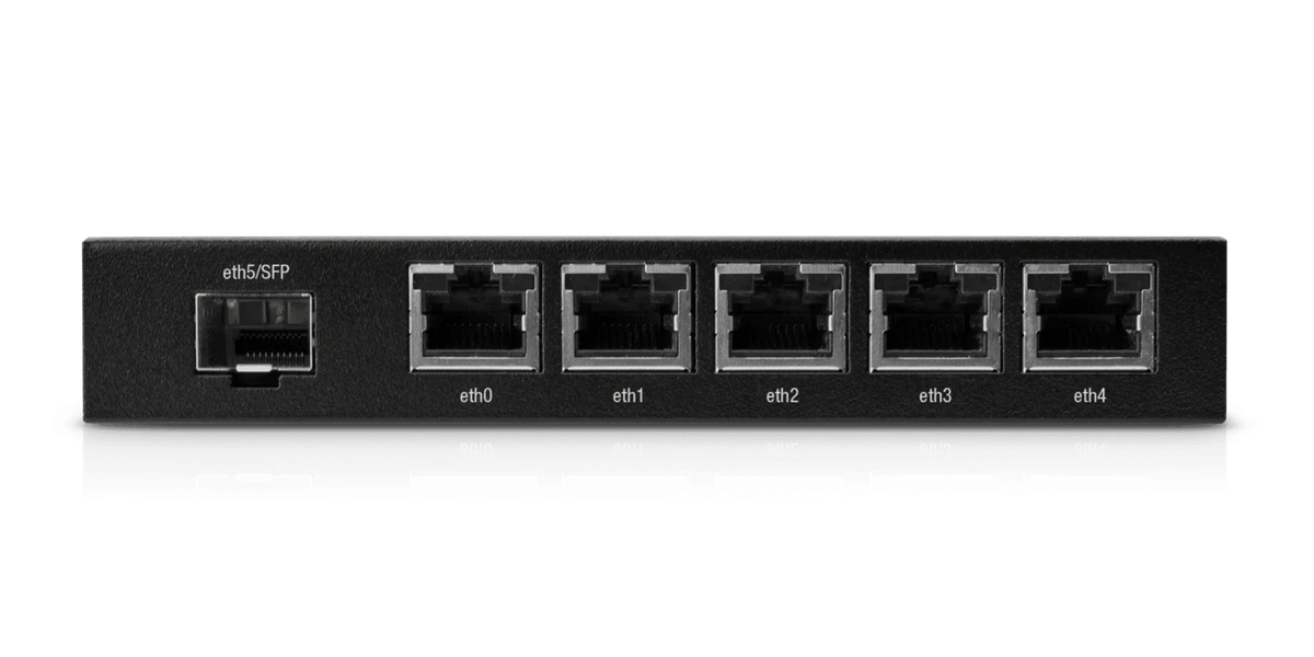 Roteador Ubiquiti EdgeRouter 5P PoE + 1SFP - ER-X-SFP I – Mega Market