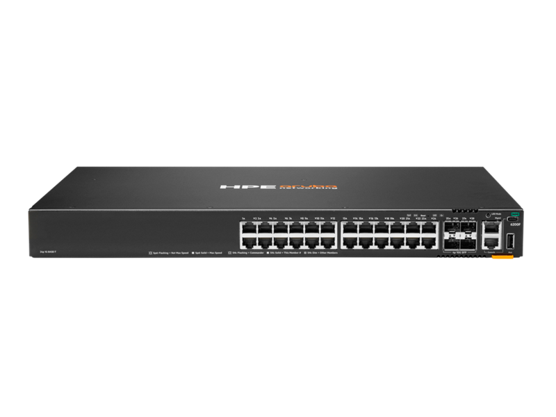 Switch HPE Aruba 6200F 24G 4SFP+ L3 Gerenciável - JL724B