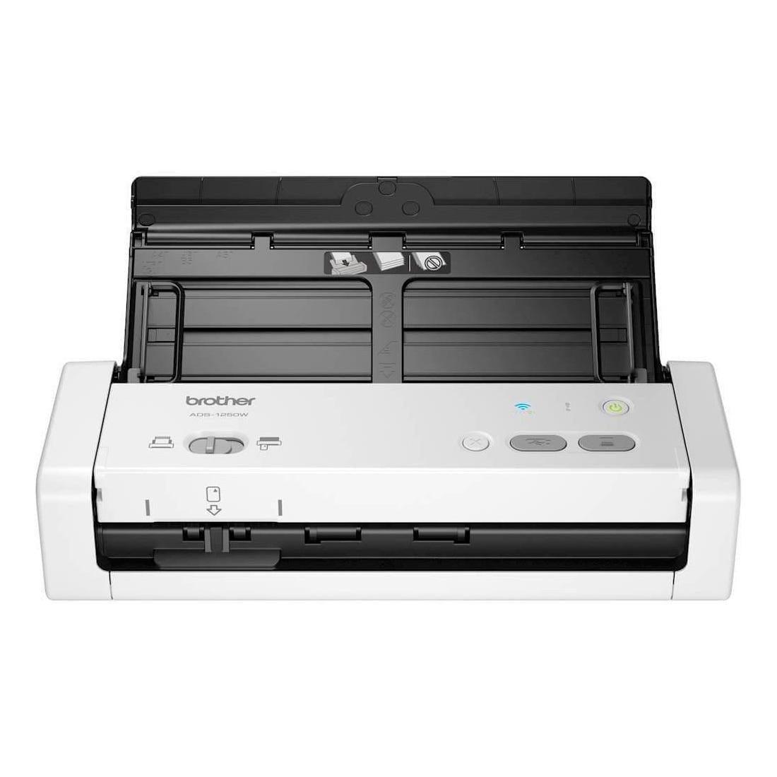 Scanner Brother A4 Duplex Wireless 25ppm ADS1250W - Mega Market