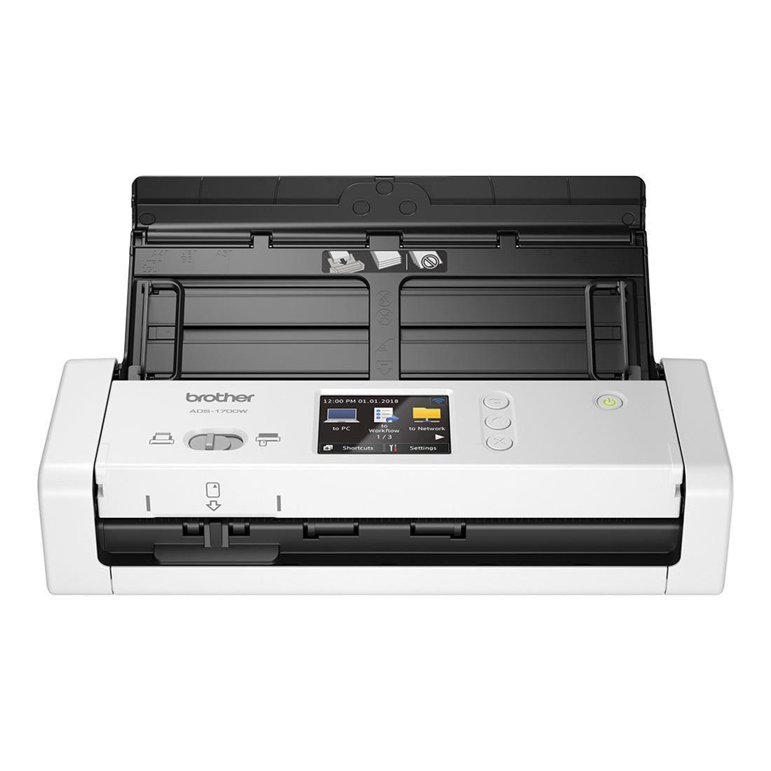 Scanner Brother A4 Duplex Wireless 25ppm ADS1700W - Mega Market