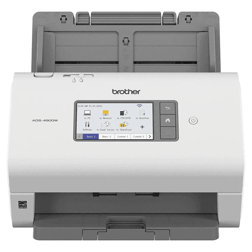 Scanner Brother A4 Duplex Wireless 60 ppm - ADS4900W - Mega Market