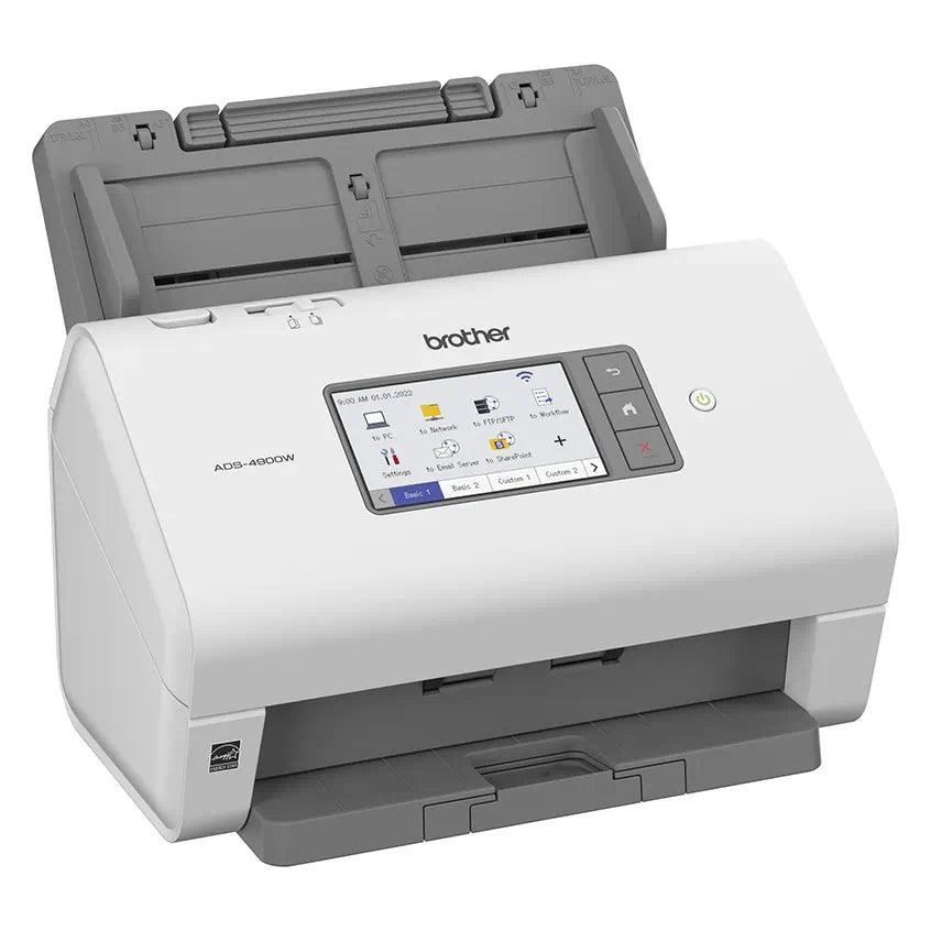 Scanner Brother A4 Duplex Wireless 60 ppm - ADS4900W - Mega Market