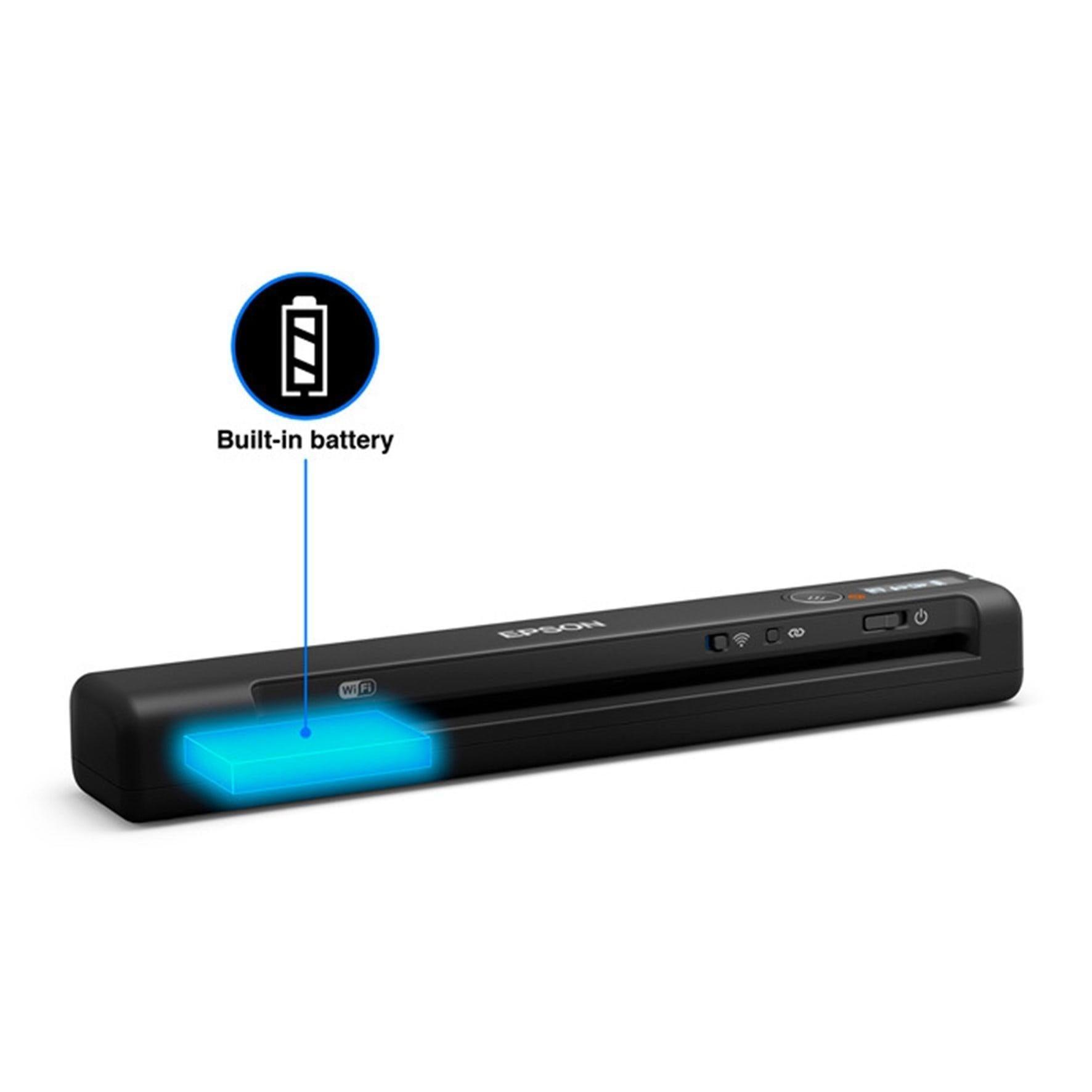 Scanner Epson WorkForce ES60W OCR ADF Wi-Fi - B11B253201 - Mega Market