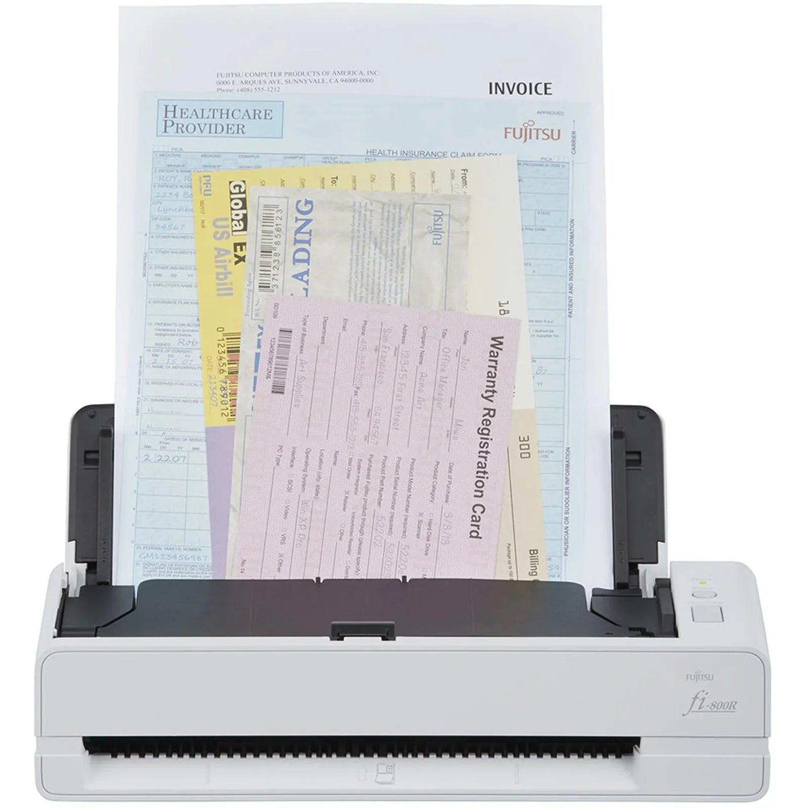 Scanner Ricoh Fi-800R A4 Duplex 40ppm Color - CG01000-297501 - Mega Market