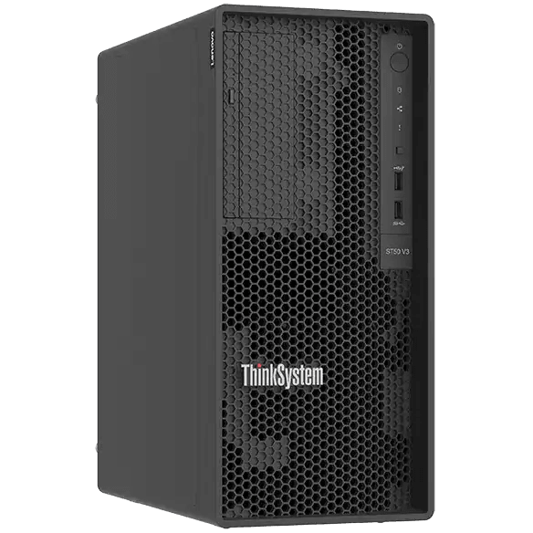 Servidor Lenovo ISG ST50v3 Intel Xeon E-2414 4C 16GB 2TB HDD - 7DF4A00UBR - Mega Market