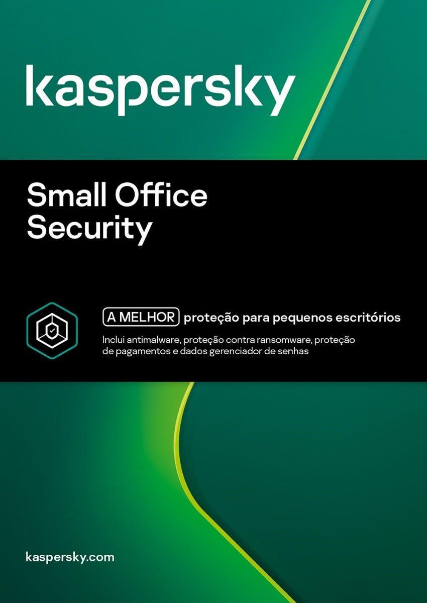 Small Office Security Kaspersky 6 usuários 36 meses ESD - KL4541KDFTS - Mega Market