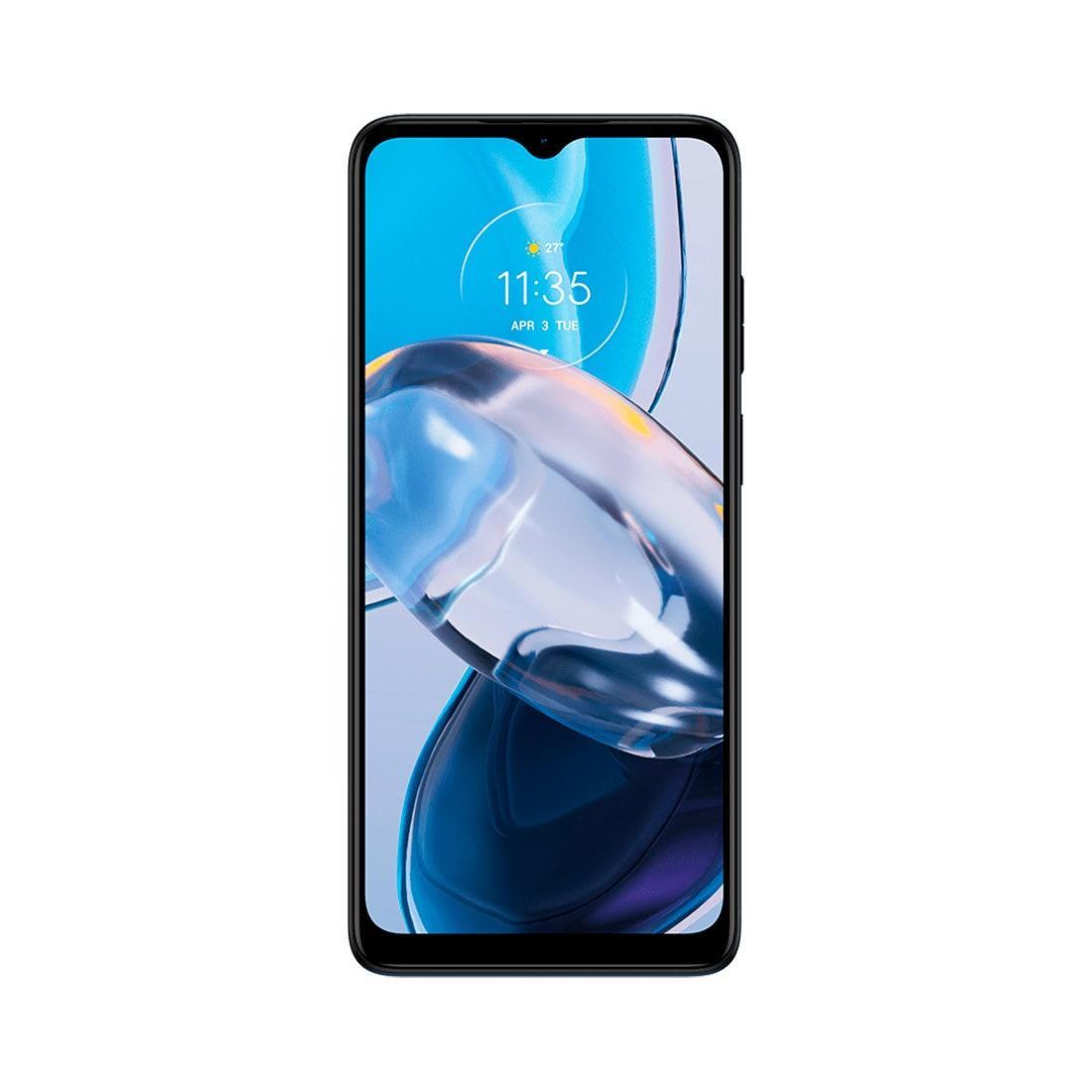 Smartphone Motorola E22 4G 128GB Preto com Alça e Capa - PAVU0006BR - Mega Market