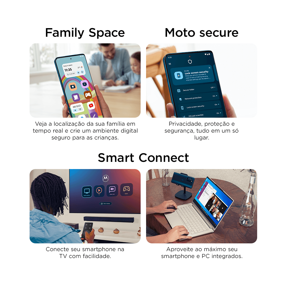 Smartphone Motorola Edge 50 Fusion Azul 5G 256GB - PB1W0000BR - Mega Market