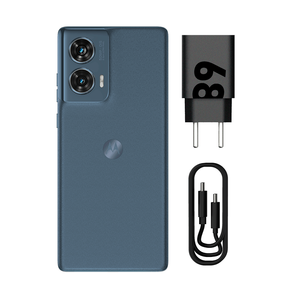 Smartphone Motorola Edge 50 Fusion Azul 5G 256GB - PB1W0000BR - Mega Market