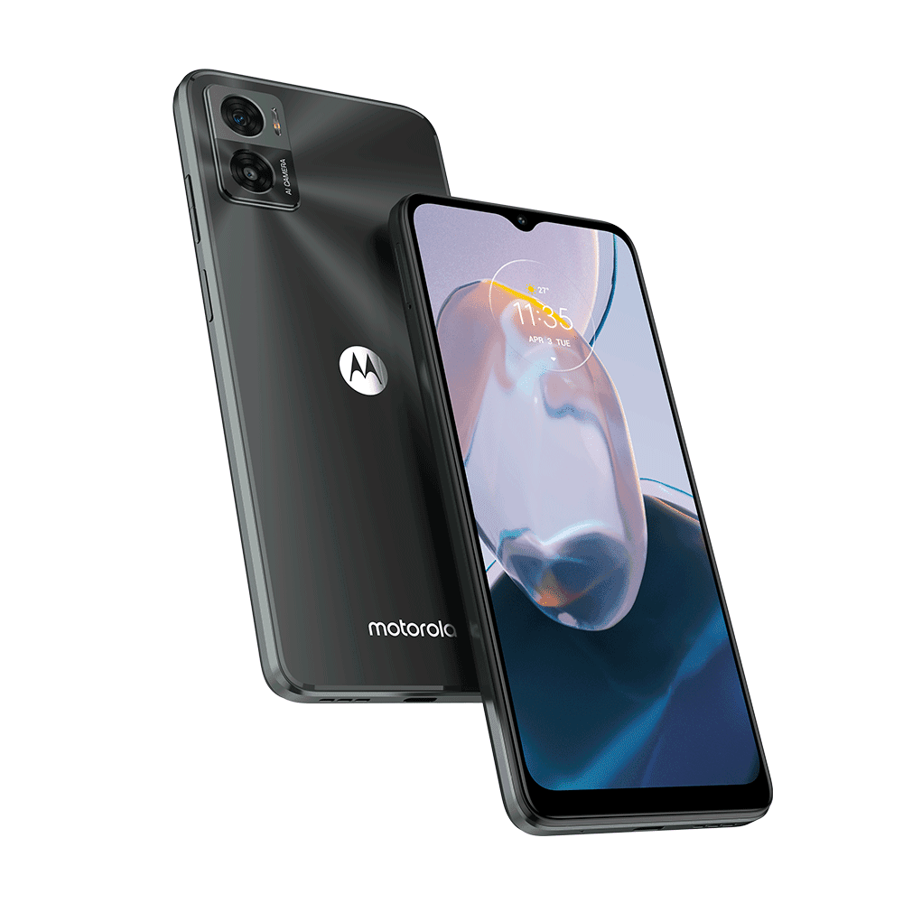 Smartphone Motorola XT2239-16 E22 Grafite 32GB PAVV0000BR - Mega Market