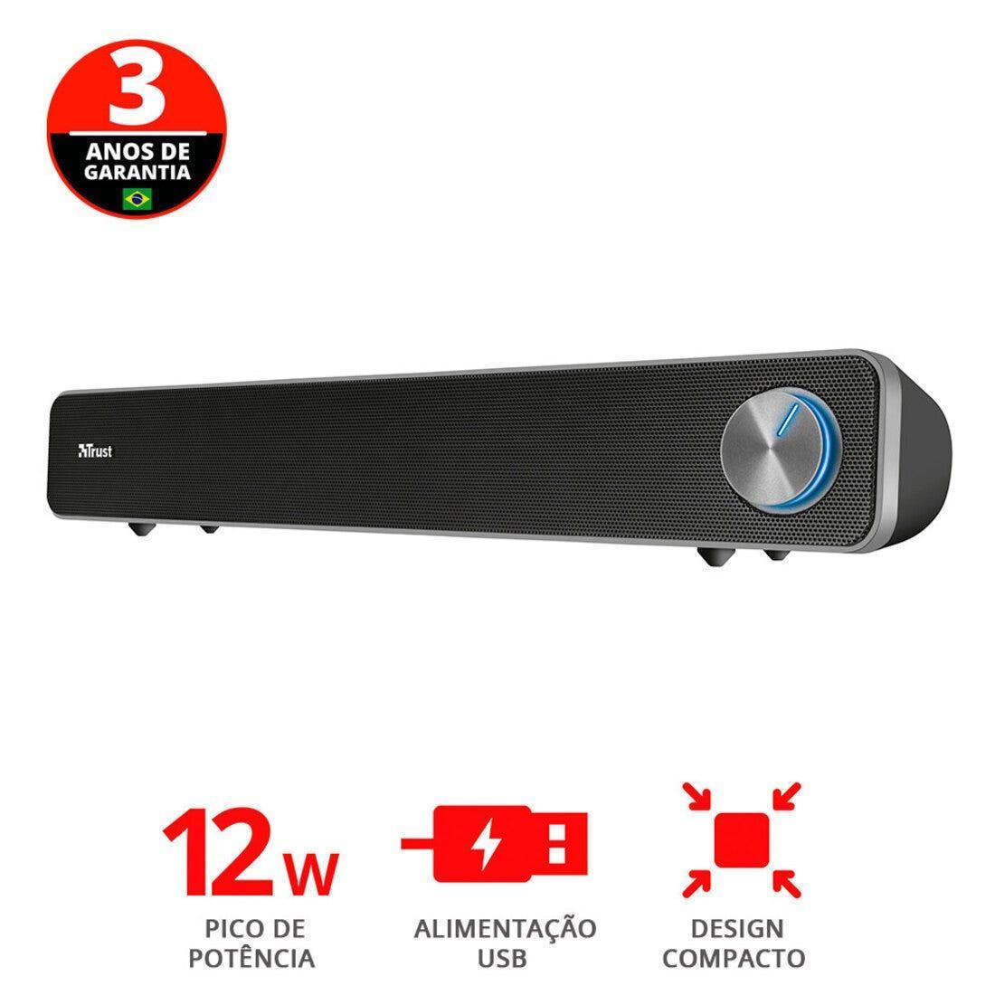 Soundbar Trust Arys TV e PC 22946i - Mega Market