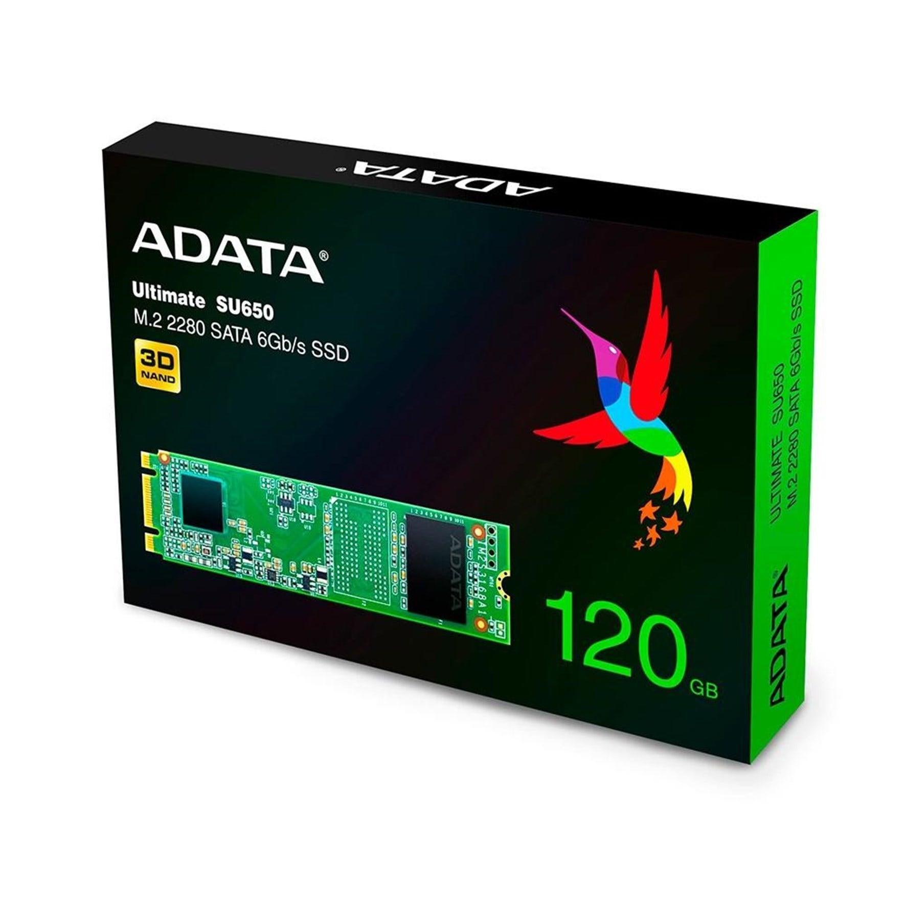 SSD Adata 120GB M.2 eSata - ASU650NS38120GTI - Mega Market