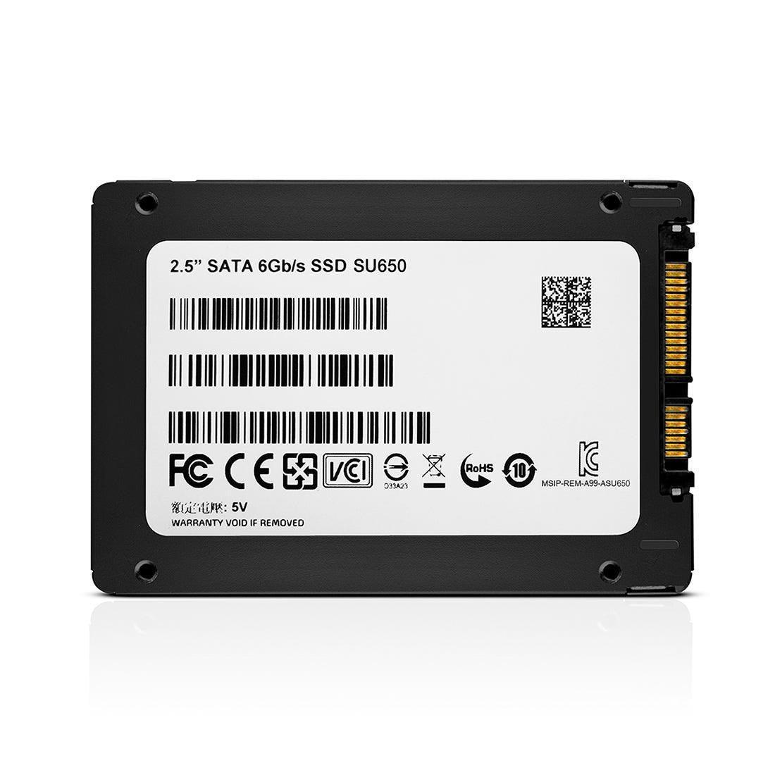 SSD Adata 120GB SATA III 2.5' - ASU650SS120GTR I - Mega Market