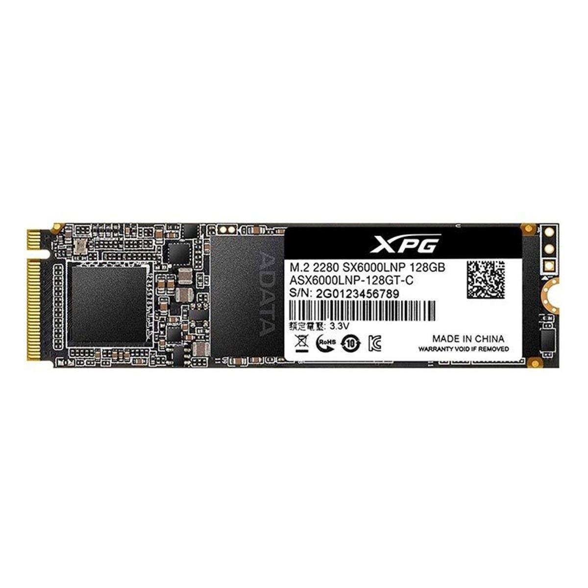 SSD Adata XPG SX6000 128GB M.2 PCIe NVMe - ASX6000LNP128GTI - Mega Market