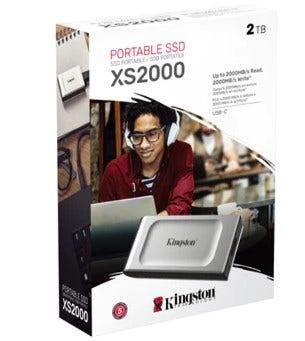 SSD Externo Kingston Portátil 2TB USB 3.2 - SXS20002000Gi - Mega Market