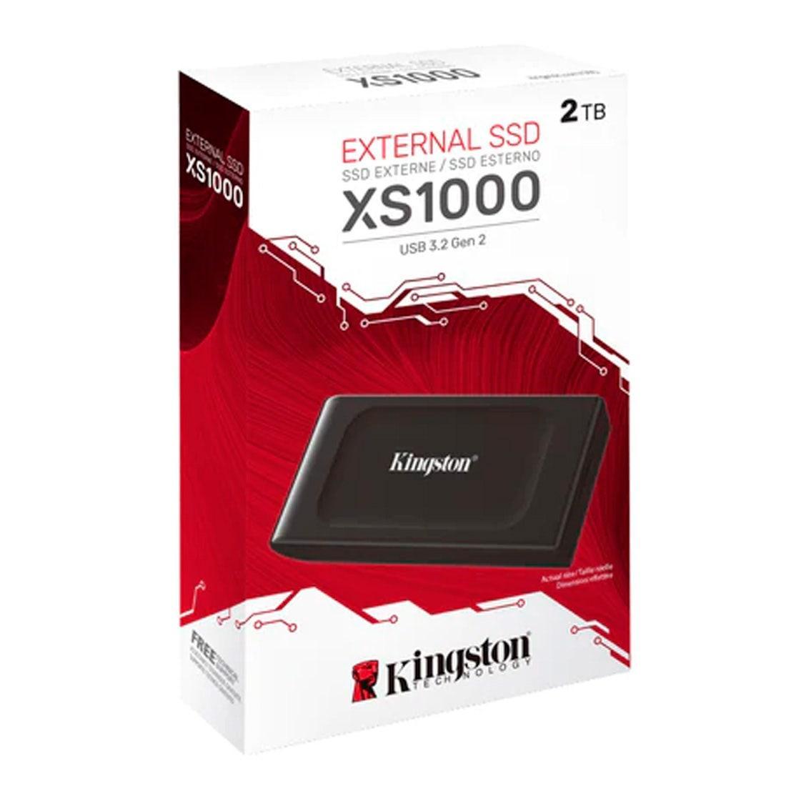 SSD Externo Kingston Portátil de 2TB USB 3.2 - SXS1000/2000Gi - Mega Market