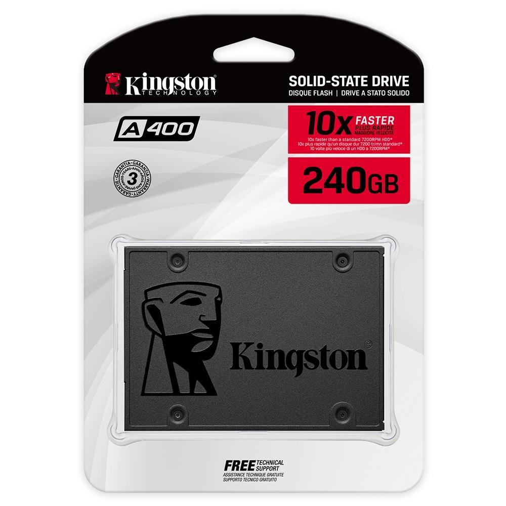 SSD Kingston 240 GB A400 SATA SA400S37/240Gi - Mega Market
