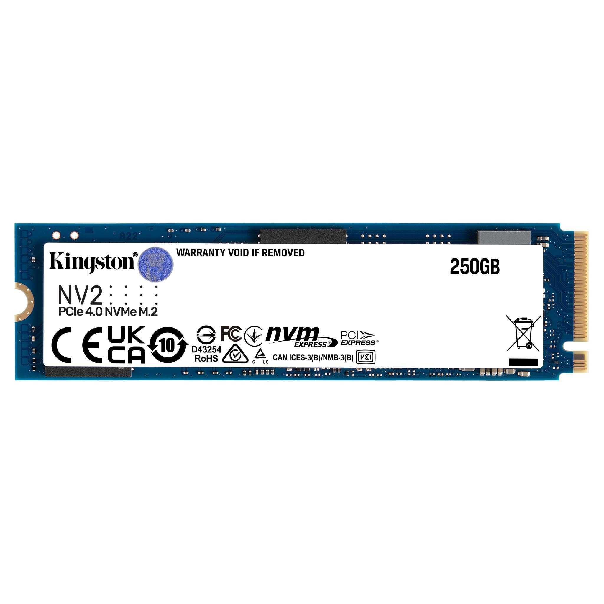 SSD Kingston NV2 250GB M.2 2280 NVMe PCIe SNV2S/250Gi - Mega Market