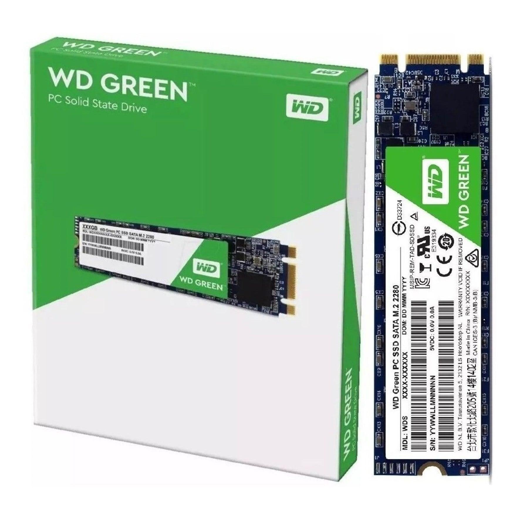 SSD WD Green 480GB M.2 eSata WDS480G2G0B I - Mega Market