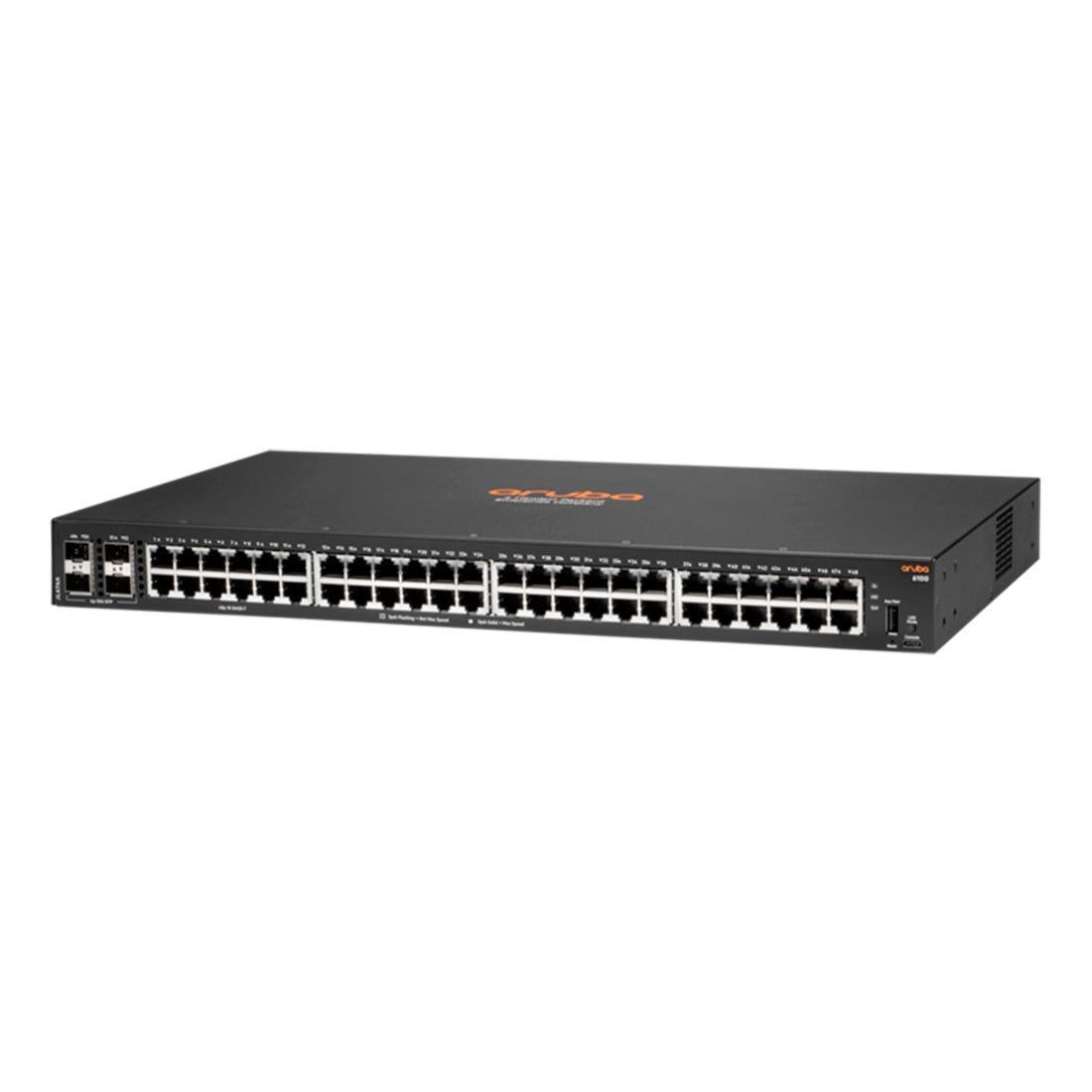 Switch HPE Aruba 6100 48G 4SFP+ JL676A I - Mega Market