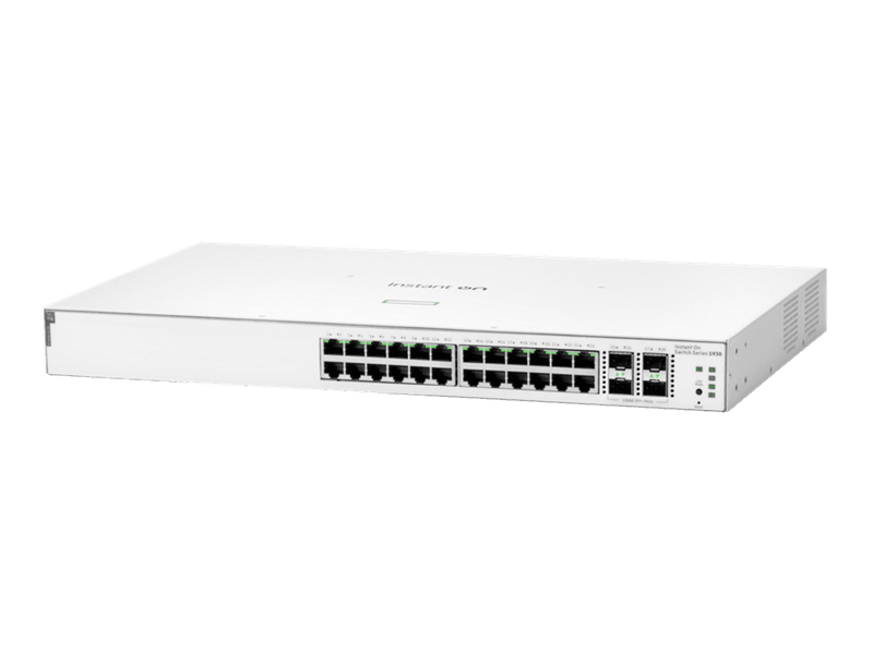 Switch HPE Aruba Instant On 1930 24G 4SFP+ 195W - JL683B - Mega Market